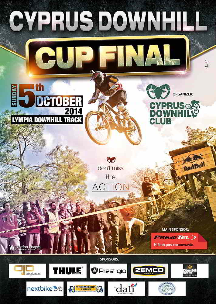 cyprus downhill cup 2014 3-poster